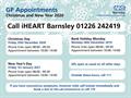 GP opening times   Christmas 2020 web Click for full size image